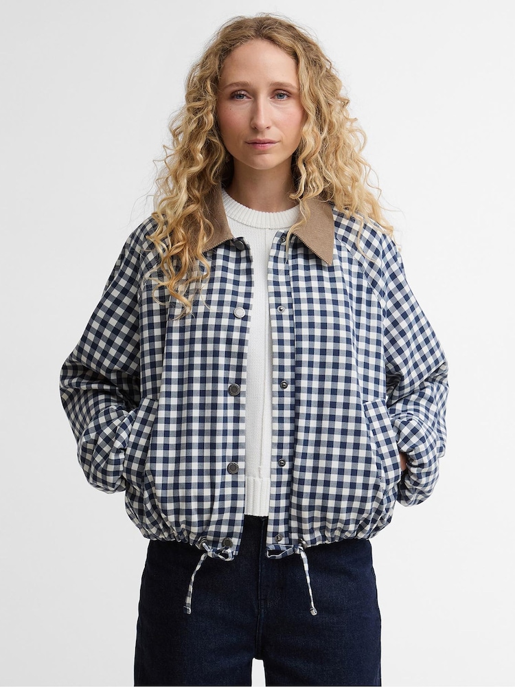 Barbour® Blue Ovingham Casual Jacket - Image 1 of 7