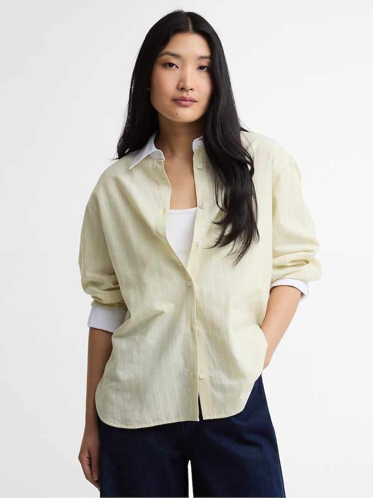 Barbour® Yellow Avon Shirt - Image 1 of 6 Barbour® Yellow Avon Shirt - Image 1 of 6