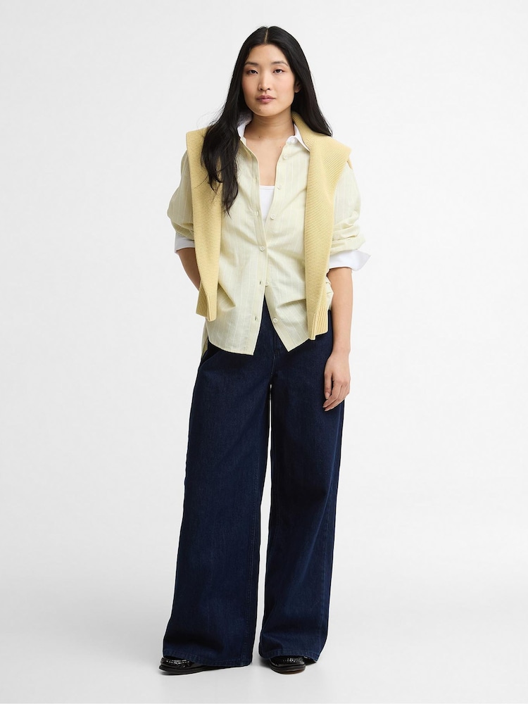 Barbour® Yellow Avon Shirt - Image 2 of 6 Barbour® Yellow Avon Shirt - Image 2 of 6