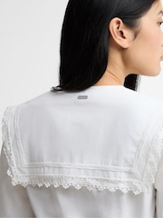 Barbour® White Tisbury Top - Image 5 of 8