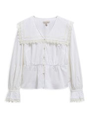 Barbour® White Tisbury Top - Image 7 of 8