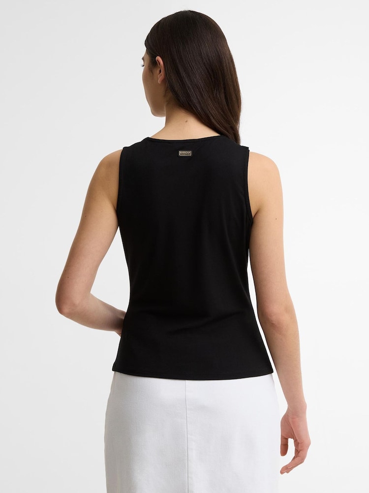 Barbour® International Black Cinzia Top - Image 2 of 6 Barbour® International Black Cinzia Top - Image 2 of 6