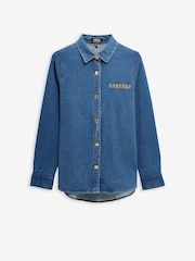 Barbour® International Blue Seren Denim Shirt - Image 6 of 7