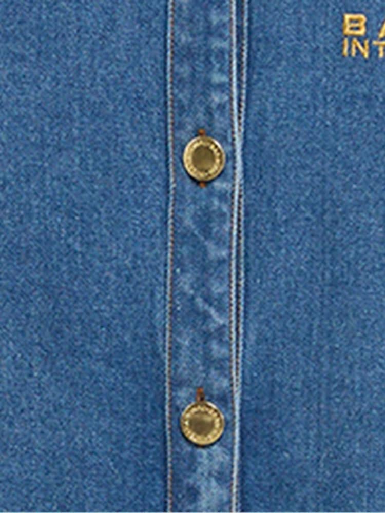 Barbour® International Blue Seren Denim Shirt - Image 7 of 7 Barbour® International Blue Seren Denim Shirt - Image 7 of 7