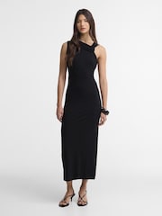 Barbour® International Black Cinzia Midi Dress - Image 1 of 7