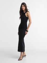 Barbour® International Black Cinzia Midi Dress - Image 3 of 7