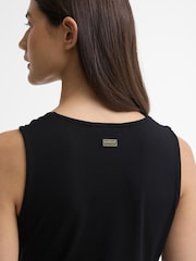 Barbour® International Black Cinzia Midi Dress - Image 5 of 7