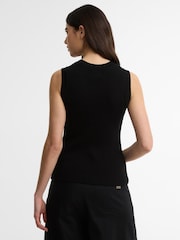 Barbour® International Black Nova Knitted Vest - Image 2 of 7