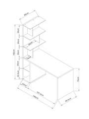 Light Evie Desk - Image 3 of 7