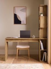 Light Natural Mango Effect Arches Desk - Image 2 of 8