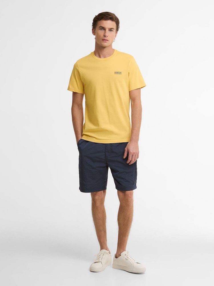 Barbour® International Yellow Logo T-Shirt - Image 2 of 6 Barbour® International Yellow Logo T-Shirt - Image 2 of 6