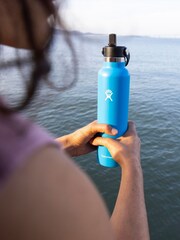 Hydro Flask Black Standard Flex Straw Cap Bottle 21oz - Image 4 of 6