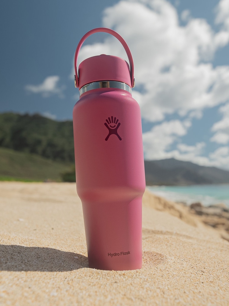 Hydro Flask Aloe Wide Flex Straw Travel Bottle 32oz - Image 6 of 6 Hydro Flask Aloe Wide Flex Straw Travel Bottle 32oz - Image 6 of 6