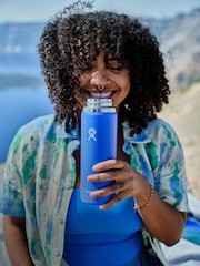 Hydro Flask Black Wide Mouth 2.0 Flex Cap Bottle 64oz - Image 2 of 5