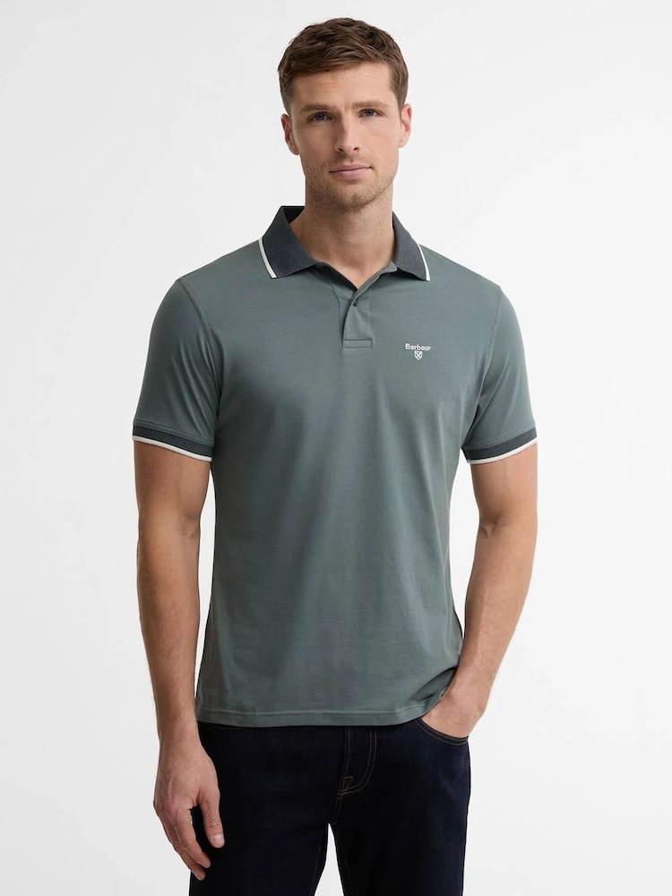 لون طبيعي - قميص بولو Cornsay من Barbour® - صورة 1 من 5 لون طبيعي - قميص بولو Cornsay من Barbour® - صورة 1 من 5