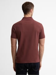 Barbour® Red Short Sleeve Classic Polo Shirt - Image 3 of 6