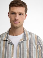 Barbour® Green Hayton Striped Summer Shirt - Image 4 of 6
