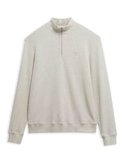 Barbour® Cream Ravensworth Half Zip Sweatshirt - Image 6 of 6