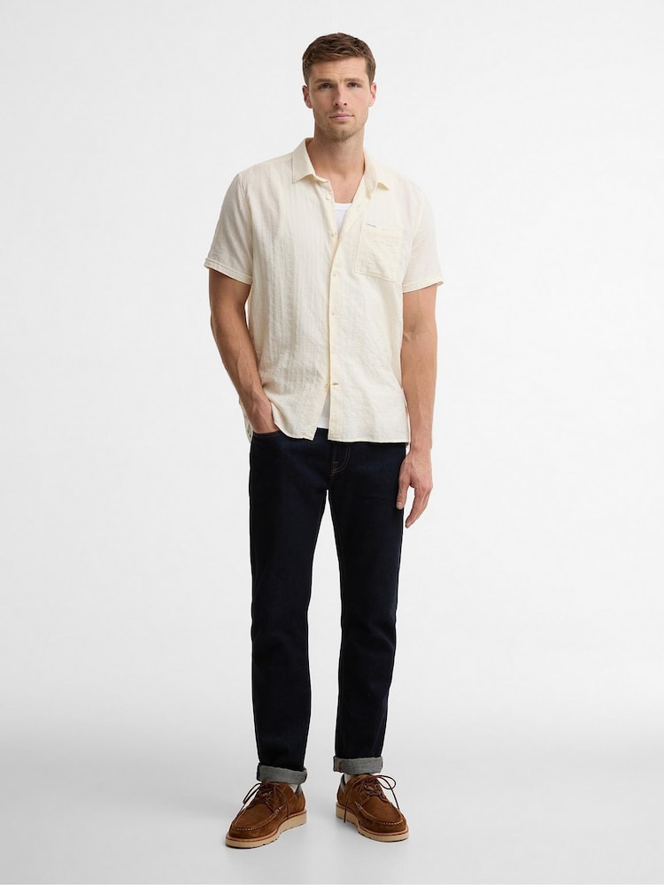 Barbour® White Kingswood Ripstop Summer Shirt - Image 2 of 6