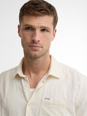 Barbour® White Kingswood Ripstop Summer Shirt - Image 4 of 6