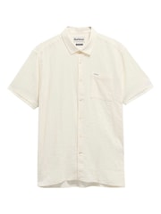 Barbour® White Kingswood Ripstop Summer Shirt - Image 5 of 6