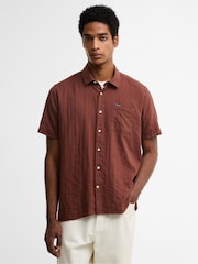 Barbour® Red Kingswood Ripstop Summer Shirt - Image 1 of 6