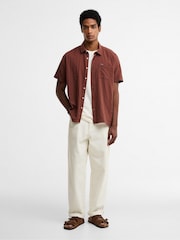Barbour® Red Kingswood Ripstop Summer Shirt - Image 2 of 6
