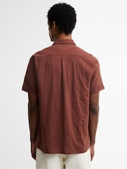 Barbour® Red Kingswood Ripstop Summer Shirt - Image 3 of 6