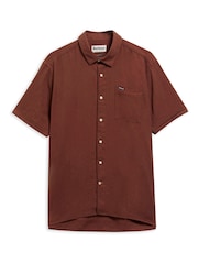 Barbour® Red Kingswood Ripstop Summer Shirt - Image 5 of 6