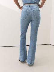 Light Blue Tinted - Authentic Flare Jeans - Obraz 5 z 8