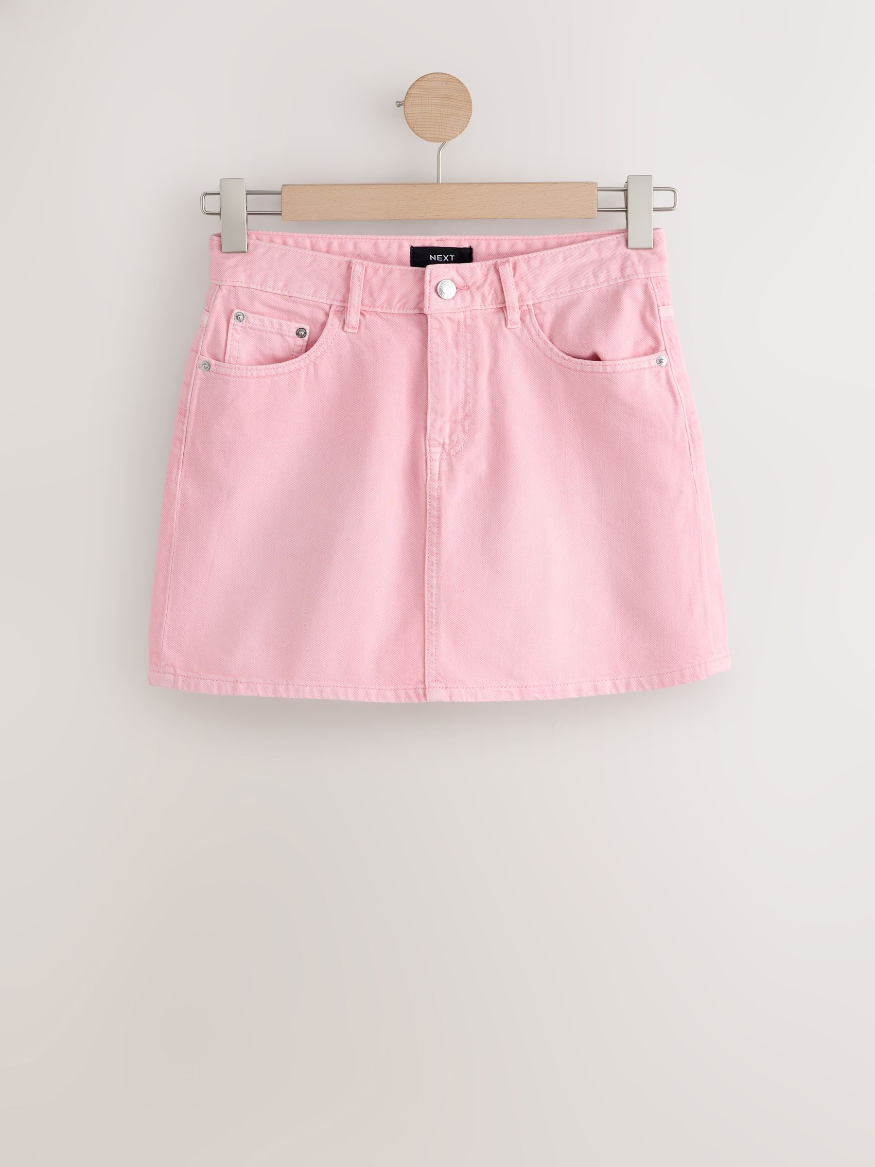 Buy Pink Denim Mini Skirt from Next USA