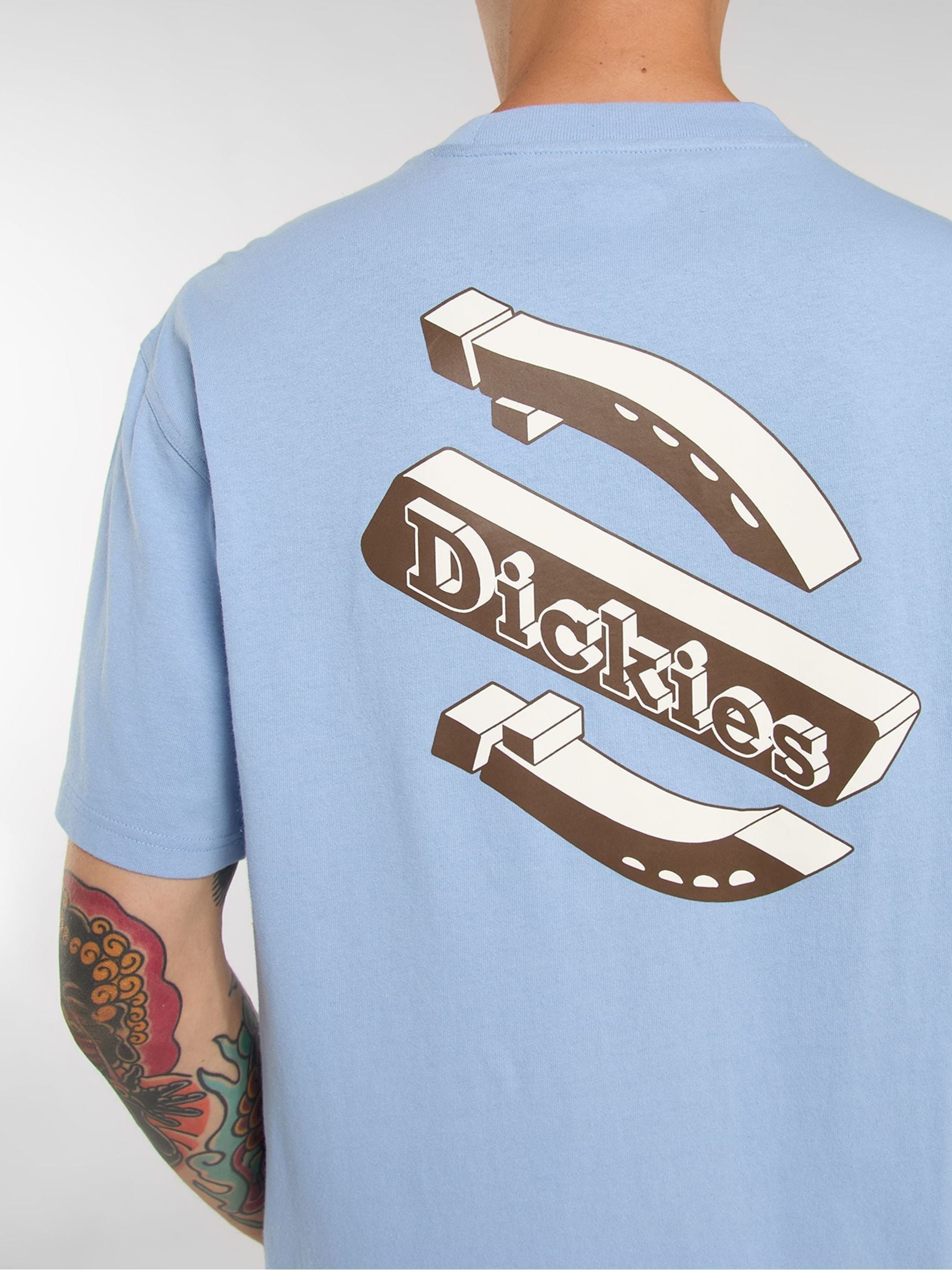 Satın al Dickies Thornville Arka Grafik Baskılı Rahat Kesim Tişört