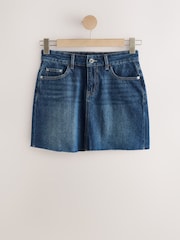 Dark Blue Denim Mini Skirt - Image 5 of 7