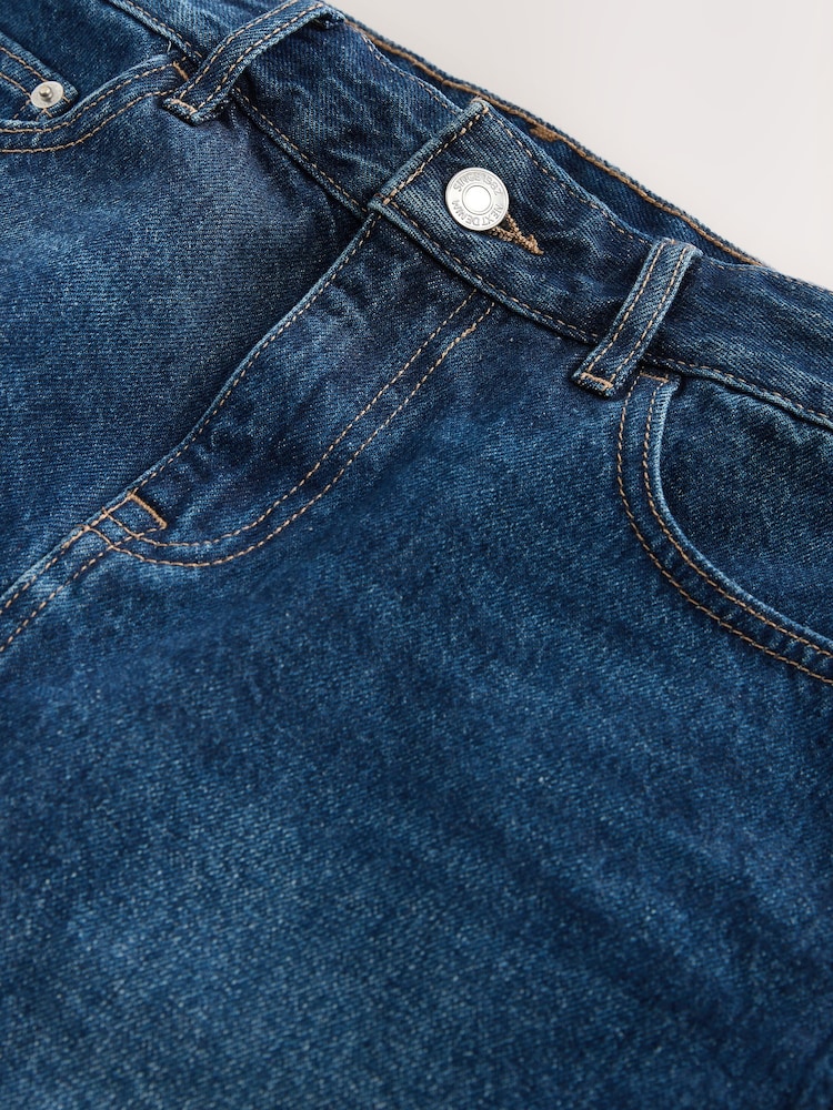 Dark Blue Denim Mini Skirt - Image 7 of 7 Dark Blue Denim Mini Skirt - Image 7 of 7