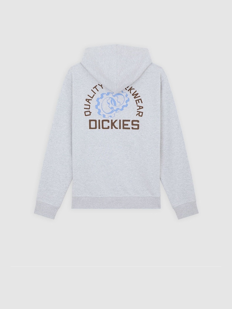 Dickies Grey Payson Back Graphic Relaxed Fit Hoodie - Image 8 of 8
