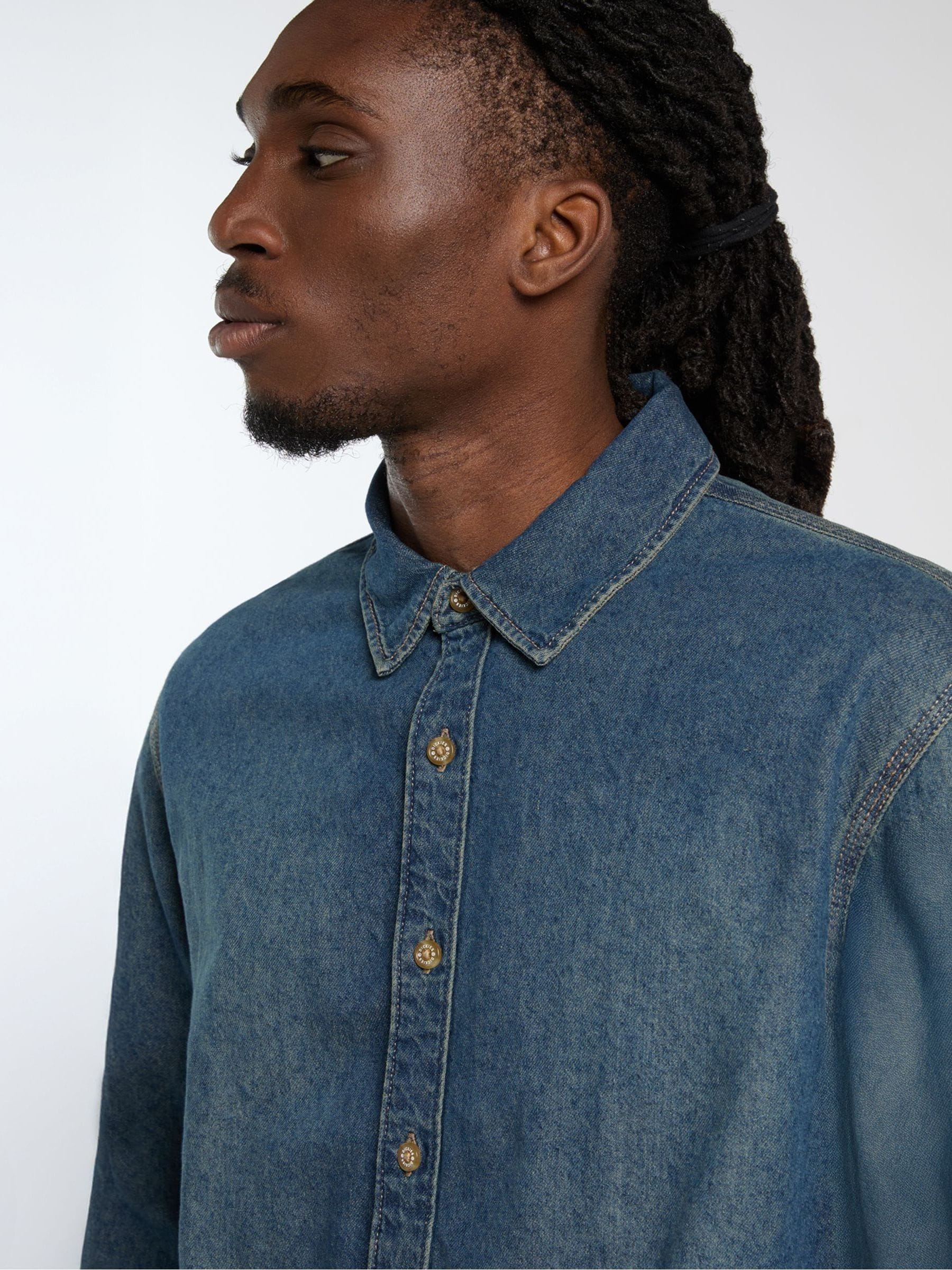 Next：日本 Dickies ボタンスルーデニムシャツ from Next Japan
