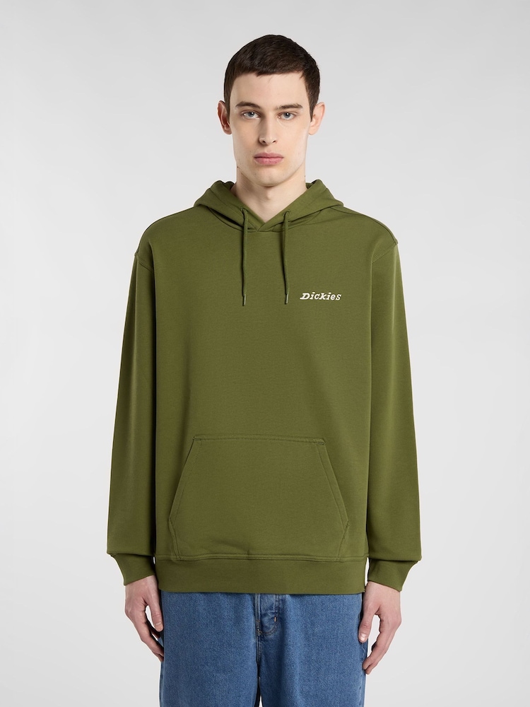 Dickies Green Loretto Relaxed Fit Logo Hoodie - Image 1 of 1