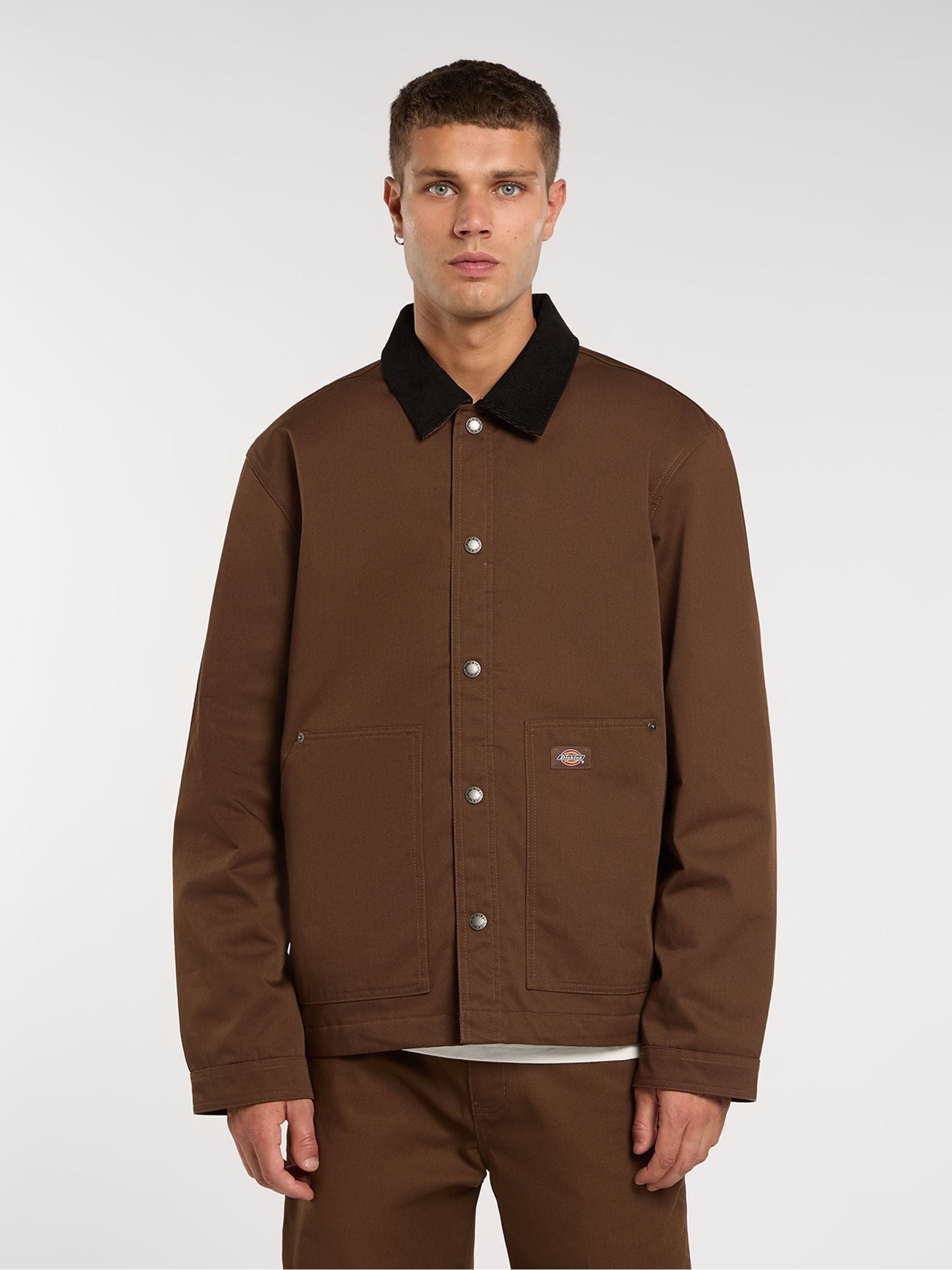 Buy Dickies Brown Back Graphic Coach Barn Jacket from Next USA