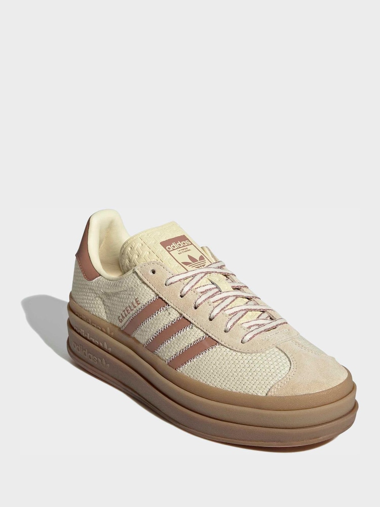 adidas Originals Yellow Gazelle Bold Trainers - Image 1 of 9