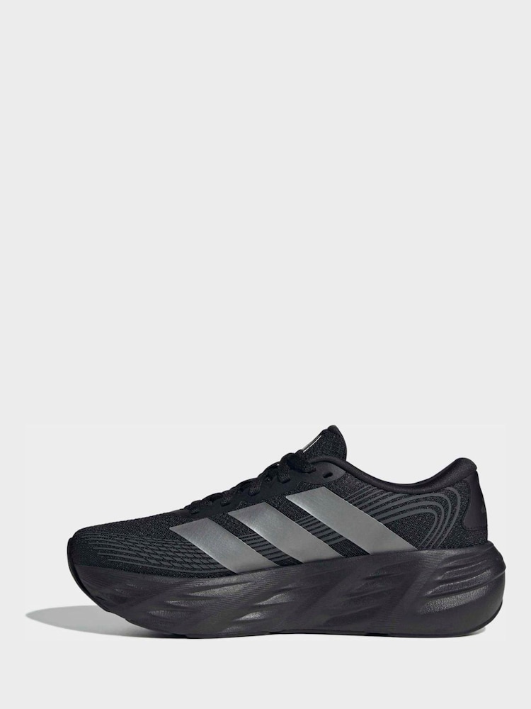 adidas Black/Grey Galaxy 8 Trainers - Image 2 of 9 adidas Black/Grey Galaxy 8 Trainers - Image 2 of 9