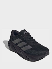 adidas Black/Grey Galaxy 8 Trainers - Image 3 of 9