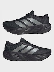 adidas Black/Grey Galaxy 8 Trainers - Image 5 of 9