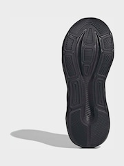 adidas Black/Grey Galaxy 8 Trainers - Image 7 of 9