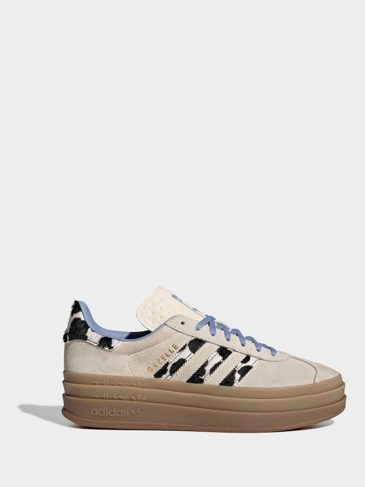 adidas Originals White Gazelle Bold Trainers - Image 1 of 9 adidas Originals White Gazelle Bold Trainers - Image 1 of 9