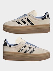 adidas Originals White Gazelle Bold Trainers - Image 5 of 9