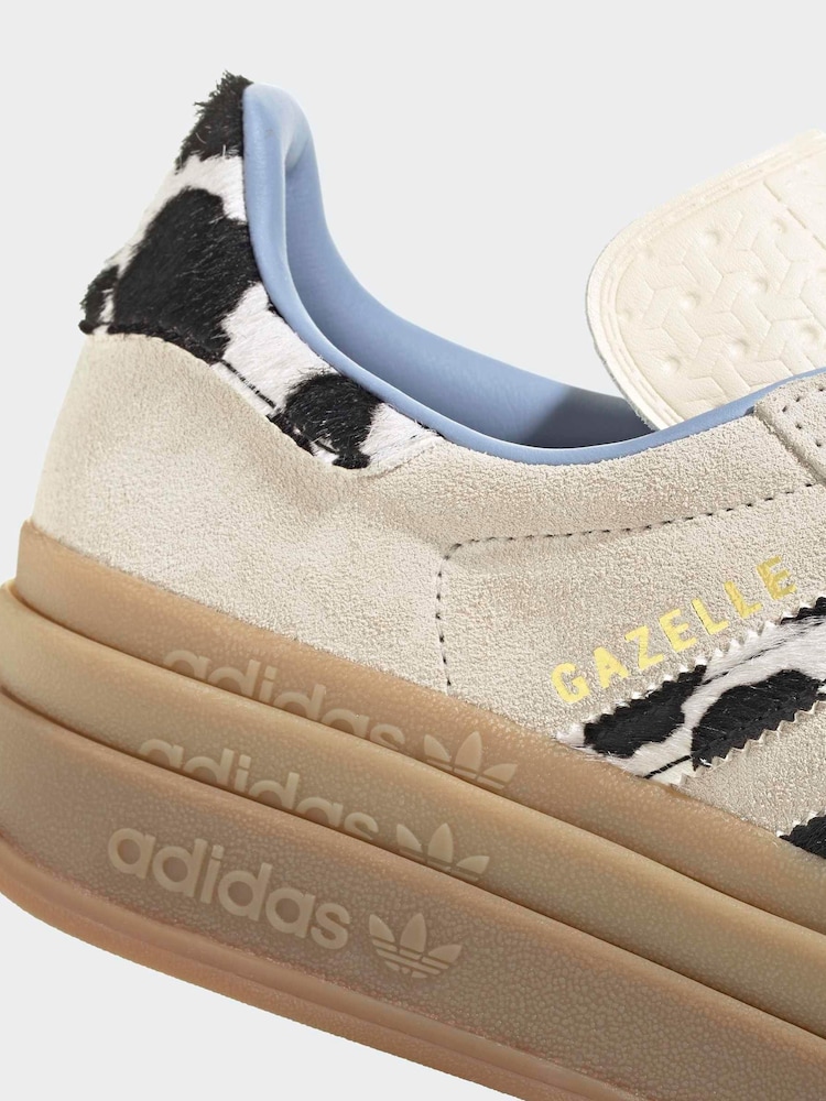 adidas Originals White Gazelle Bold Trainers - Image 9 of 9 adidas Originals White Gazelle Bold Trainers - Image 9 of 9
