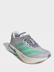 adidas Grey Adizero Boston Trainers - Image 1 of 9