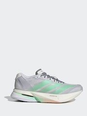 adidas Grey Adizero Boston Trainers - Image 2 of 9