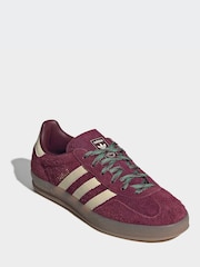 adidas Originals Red Gazelle Indoor Trainers - Image 4 of 8