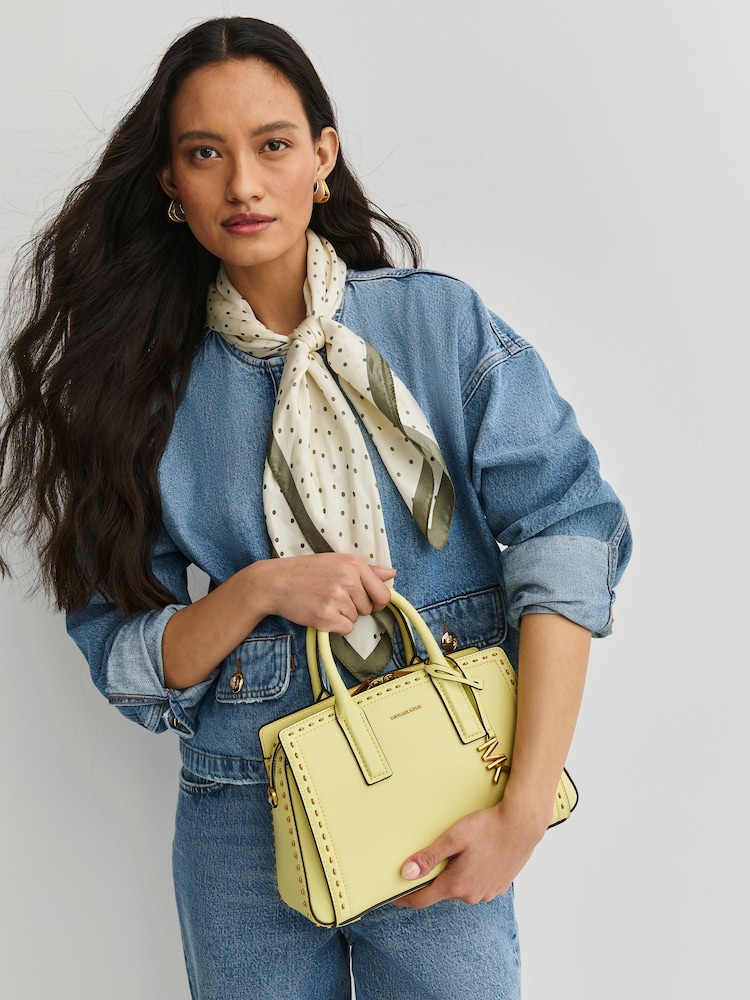 Michael Kors Lemon Laila Small Satchel Bag - Image 4 of 4